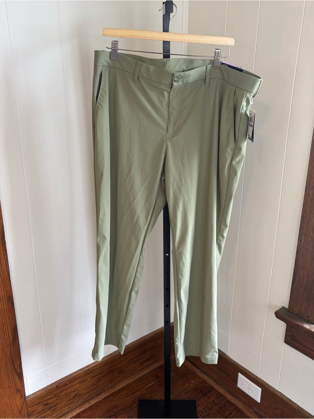 Callaway Opti-Dri Stretch Chino Golf Pants Oil Green Men’s 38x29 NWT *NOTE